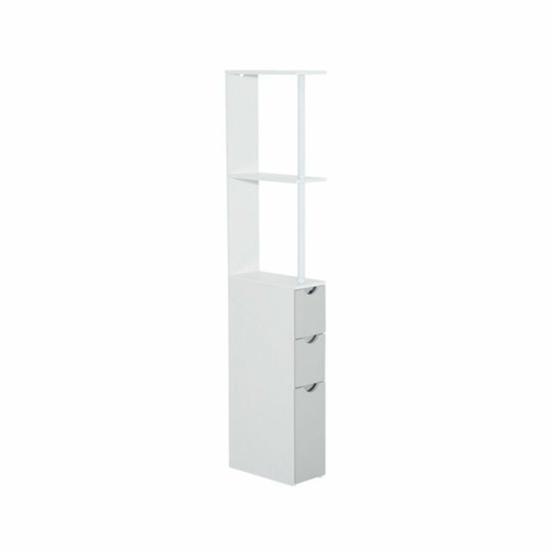 HOMCOM Mobile Libreria In Stile Industriale 8 Ripiani Con Armadietto A 2 Ante Per Casa E Ufficio 70x30x180cm Marrone~836 388