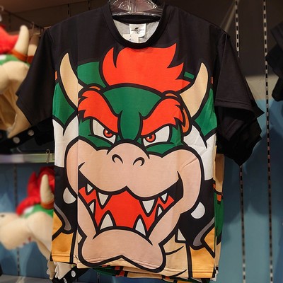 Super Nintendo World Mario Bros Koopa Bowser T Shirt Size L Usj Japan Limited Ebay