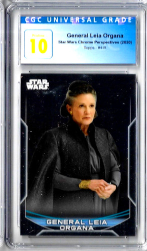 2020 Star Wars Chrome Perspectives General Leia Organa CGC 10