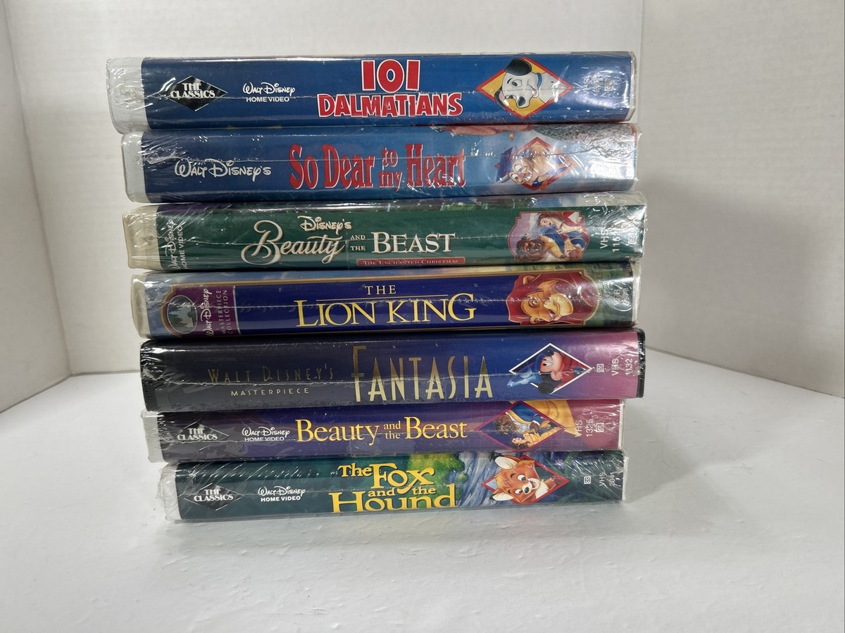 Beauty & The Beast VHS (1992) Disney Diamond Clam RARE GREAT SHAPE