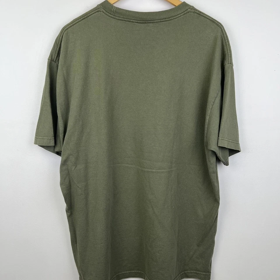 Tapout Graphic Tee - Military Green with American Flag Design - Image 4 of 4