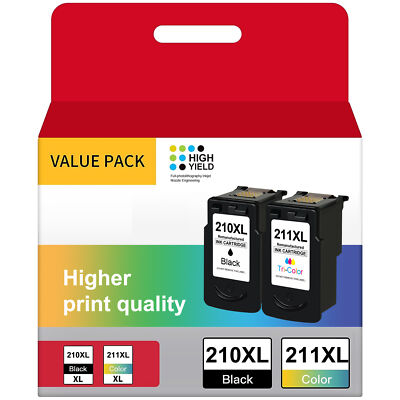 PG-210XL CL-211XL  Ink Cartridges for Canon 210XL 211XL PIXMA MP240 250 270 260