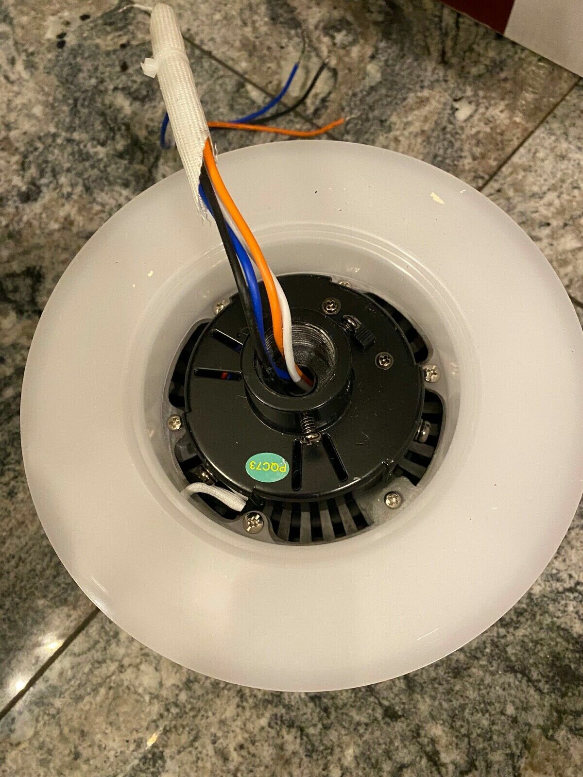 Federigo 48 in. Integrated LED Nickel Ceiling Fan Replacement Parts eBay