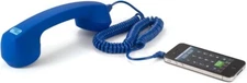 Echo Logico Retro 3.5mm Royal Blue Wired Pop Phone Extension Handset