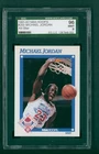 1991 NBA Hoops Basketball Card - #253 Michael Jordan, SGC 9 Mint