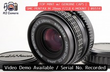 Top Mint w/ Caps SMC Pentax M 28mm f2.8 MF Wide Angle Prime Lens K Mount Japan