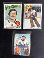 Glenn Resch 3 Card NHL Ice Hockey Trading Card Lot Islanders 2nd Team All Star
