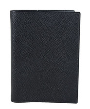 HERMES Noir Black Veau Epsom Leather SIMPLE GM Agenda Cover PHW