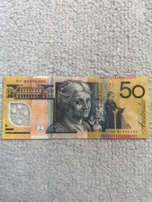 1997 $50 Gen Prefix Macfarlane Evans Strict Rotator Serial (6-Digit) HC97860890