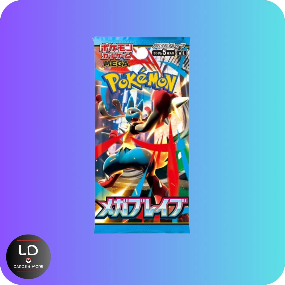 Pokemon - Mega Brave Booster Pack Japanisch Sealed OVP Light