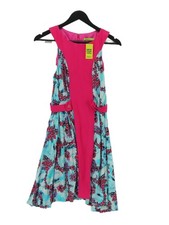 Versace A-Line Midi Dress UK8 in Pink