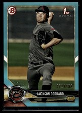 2018 Bowman Draft #BD-147 Jackson Goddard Sky Blue #/499