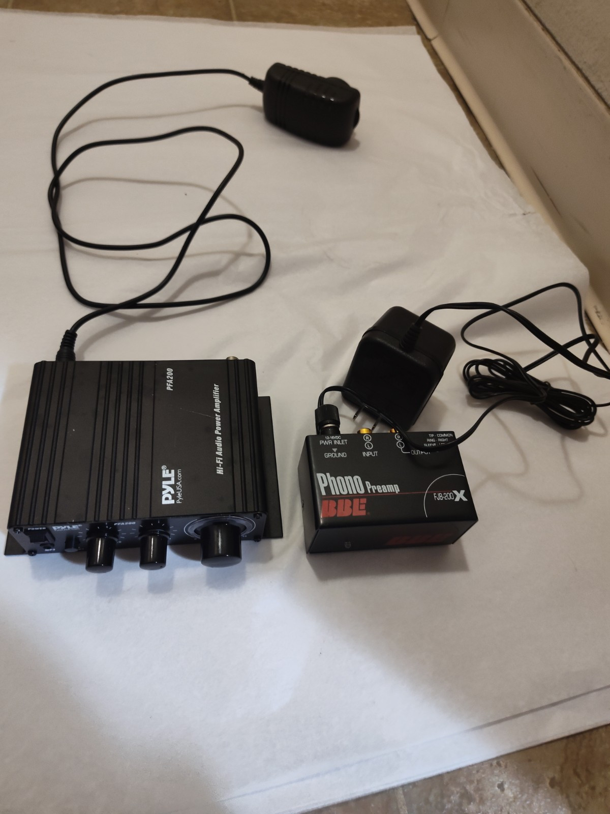 Pyle PFA200 Hi-Fi Audio Power Amplifier & BBE Sound Inc phono