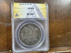 1879 Morgan Silver Dollar, USA Silver $1 Graded ANACS EF40