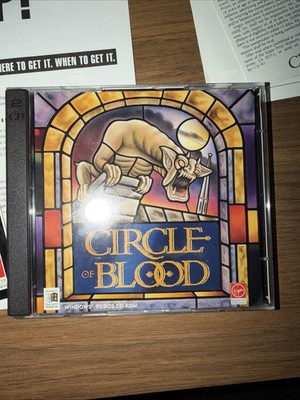 Circle of Blood 1996 PC Vintage Computer Game CD-ROM Manual