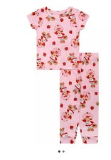 Girls Strawberry Shortcake 2-pc Short Sleeve Pajama  Pajama Pant Sz 8 Toddler