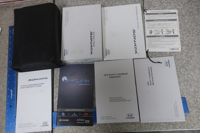 Hyundai Sonata Owner's Manual 2016 Navigation Book Set 16 Free Shipping OEM OM6