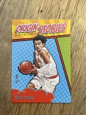 Trae Young 2024-25 Panini Origins #20 Origin Stories Red /75 Atlanta Hawks