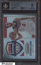 2015-16 Panini Silver Prizm USA Basketball #16 Stephen Curry BGS 9 MINT