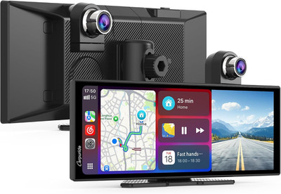 Carpuride Tragbares Kabelloses Carplay Und Android Auto Mit Dashcam-W125A 11,26-
