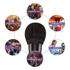 Pack of 120 Single Use Sanitary Mic Covers for Handheld Microphones and KTV Use