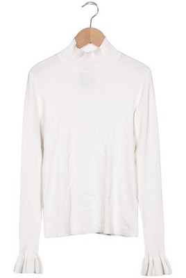 COS Pullover Damen Strickpullover Strick Oberteil Gr. S Weiß #nht7yp2