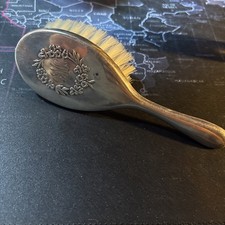 Antique GORHAM ? ¿ Sterling Silver Repousse Hair Brush - Great condition
