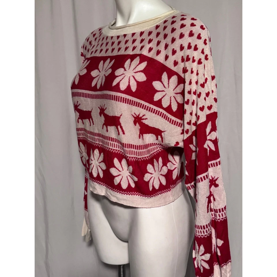 Suéter Ekouaer Nordic Fair Isle - M Foto 4 de 4