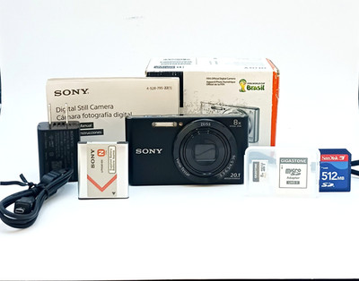 Sony Cyber-Shot DSC-W830 20.1MP Black Digital Camera