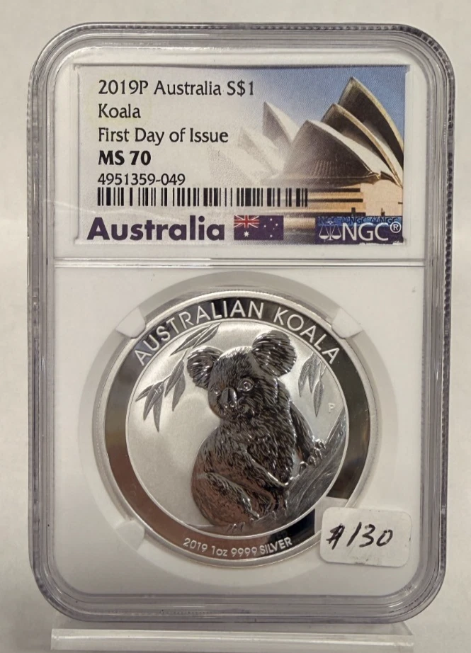 Australian Koala MS 70 Graded 1 oz Precious Metal Content per Unit Australian Koala MS 70 Graded 1 oz Precious Metal Content per Unit