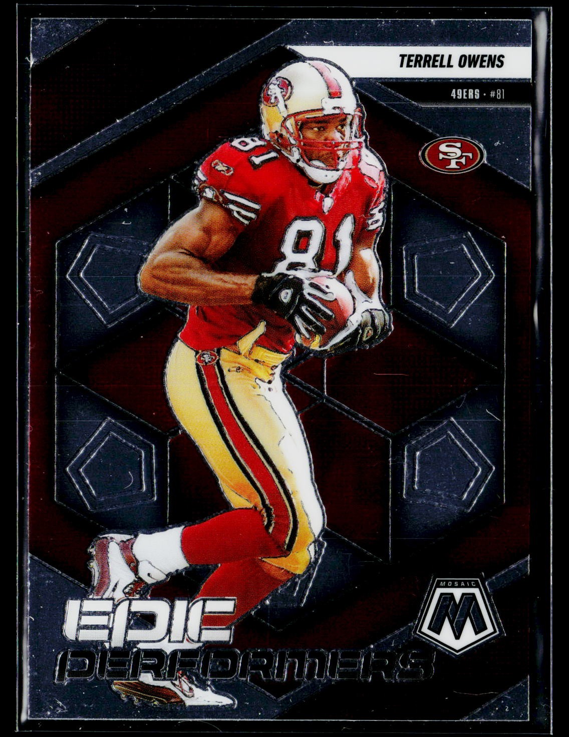 2025 Panini Mosaic #18 Terrell Owens Epic Performers