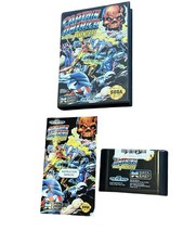 Captain America and the Avengers Sega Genesis 1992 CIB Case Manual Video Game
