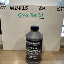 Quicksilver DOT 5 Silicon Brake Fluid 12 FL. OZ.
