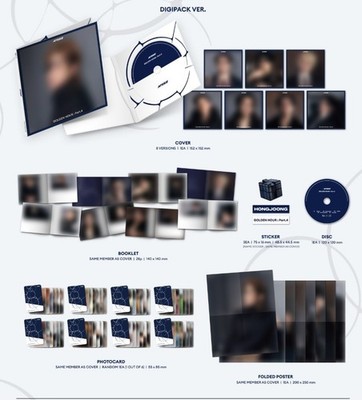 ATEEZ ジョンホ GOLDEN HOUR 4 サイン digipack ATEEZ GOLDEN HOUR : Part. 4 13TH MINI ALBUM DIGIPACK VER. Sealed