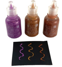 Scrapbook Supplies GLITTER GLUE Studio G 29ml LOT of 3 Bottles Paper Crafts