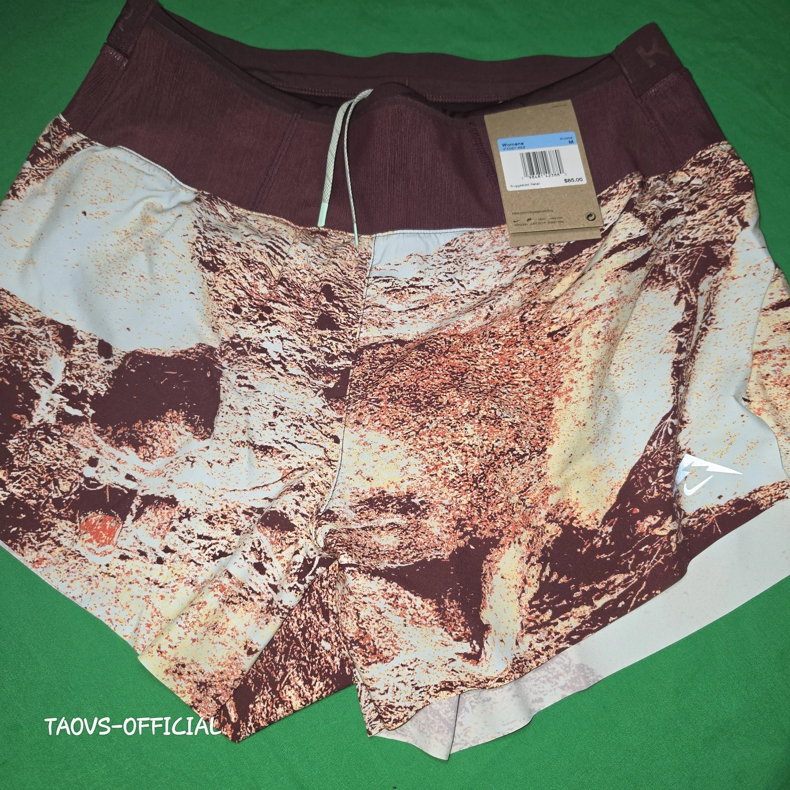 Nike Trail Dri-FIT Mid-Rise 4 Inch Brief-Lined Shorts Women IF3587-652 Medium