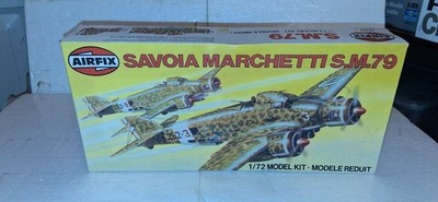 NIOB 1/72 AIRFIX 04007 Savoia-Marchetti SM.79 PLANE MODEL