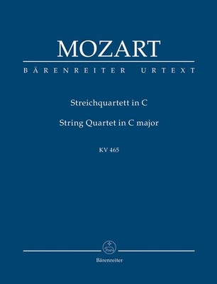 String Quartet in C major (K.465) (Dissonance) (Study Score) String Quartet Inst