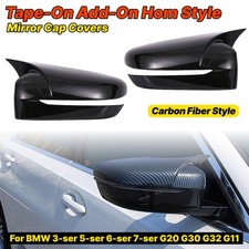 2x Spiegelkappen Selbstklebende Außenspiegel Gehäuse für BMW 5er G30 G31 7er G11