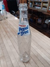 Pepsi Free Glass Soda Bottle, Sugar-Free, 16 oz Swirl