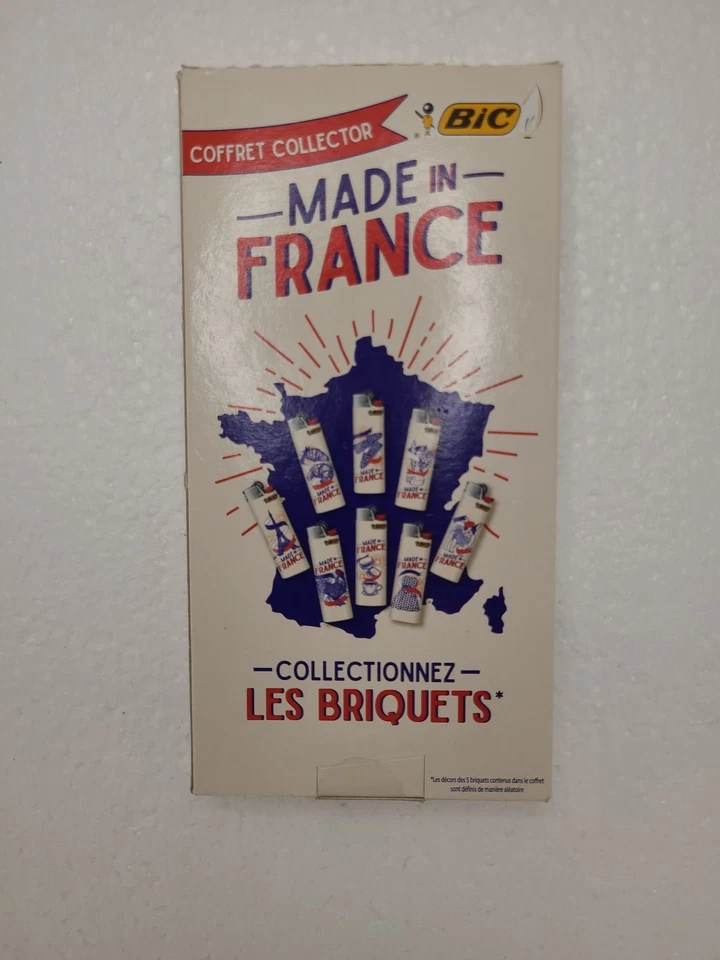 Lot De 5 Briquets Maxi BIC Collector, Made In France, Édition Limitée Neuf - Photo 2/2
