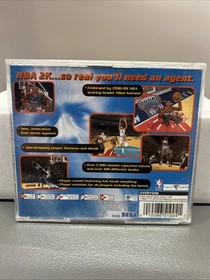NBA 2K (Sega Dreamcast, 1999) Missing Front Cover
