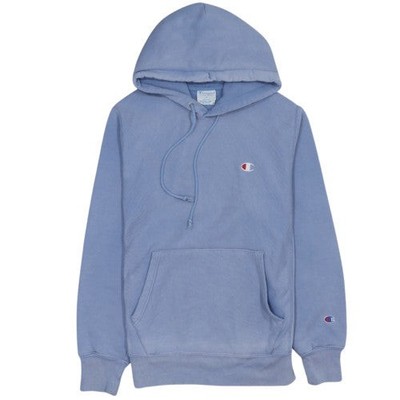 Champion Herren Pullover Hoodie blau Reverse Weave Gr. S