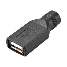 USB Female to DC 5.5mmx2.1mm Female DC Power USB Connector