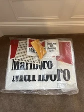 MARLBORO 1994 Philip Morris RED ROOF Gas Station Door Decal Kit BRAND NEW NOS