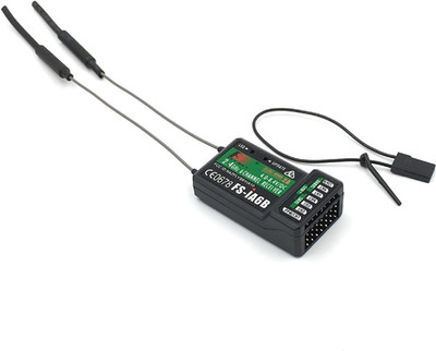 FLYSKY Fs-Ia6B Receiver 6CH 2.4Ghz AFHDS2A with Double Antenna Compatible Fs-I6