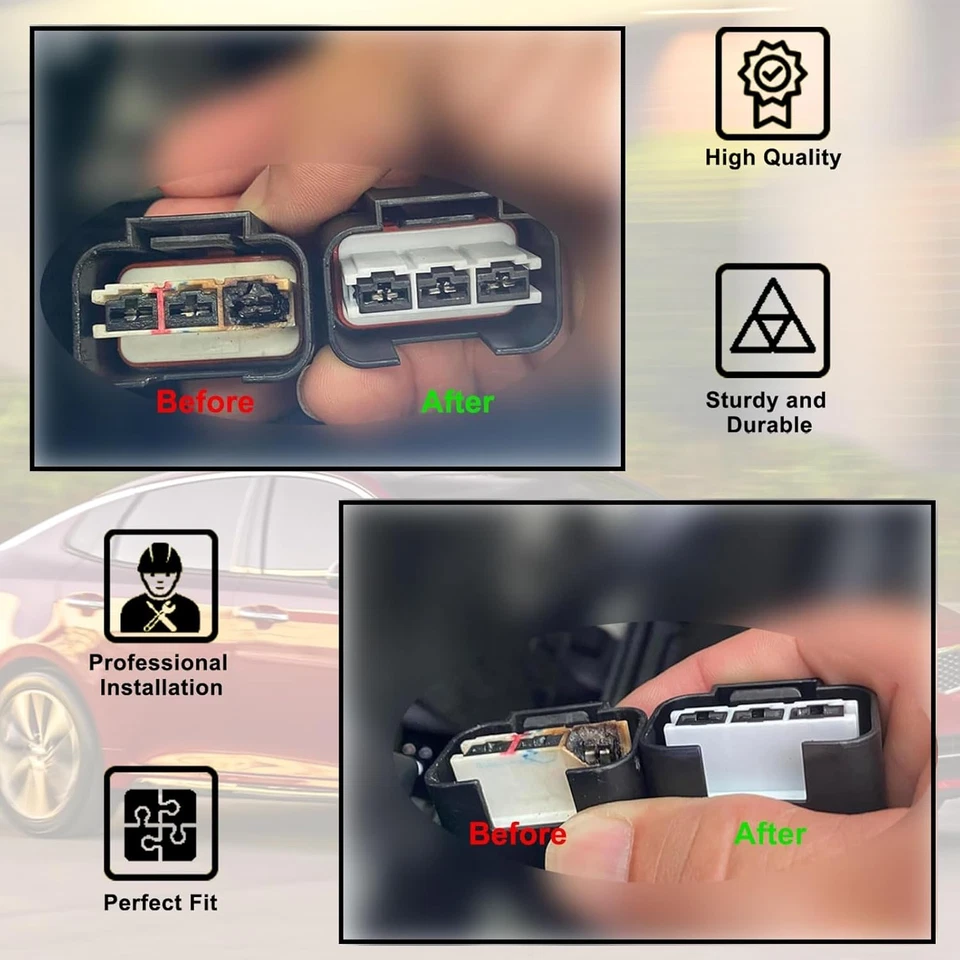 Conector coleta resistencia ventilador refrigeración para Kia Optima 2014 2019 Sedona 2018 Foto 3 de 4