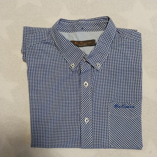 Men Ben Sherman Shirt White Cotton 40 /L / 48 #5RHJ