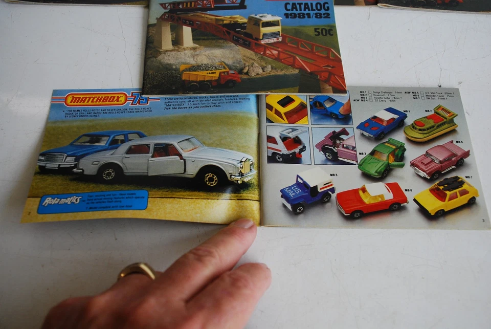 Toy Store Find: Lot of 8 Matchbox 1981/82 Catalogs Catalogue 56 pages vintage - Image 3 of 4