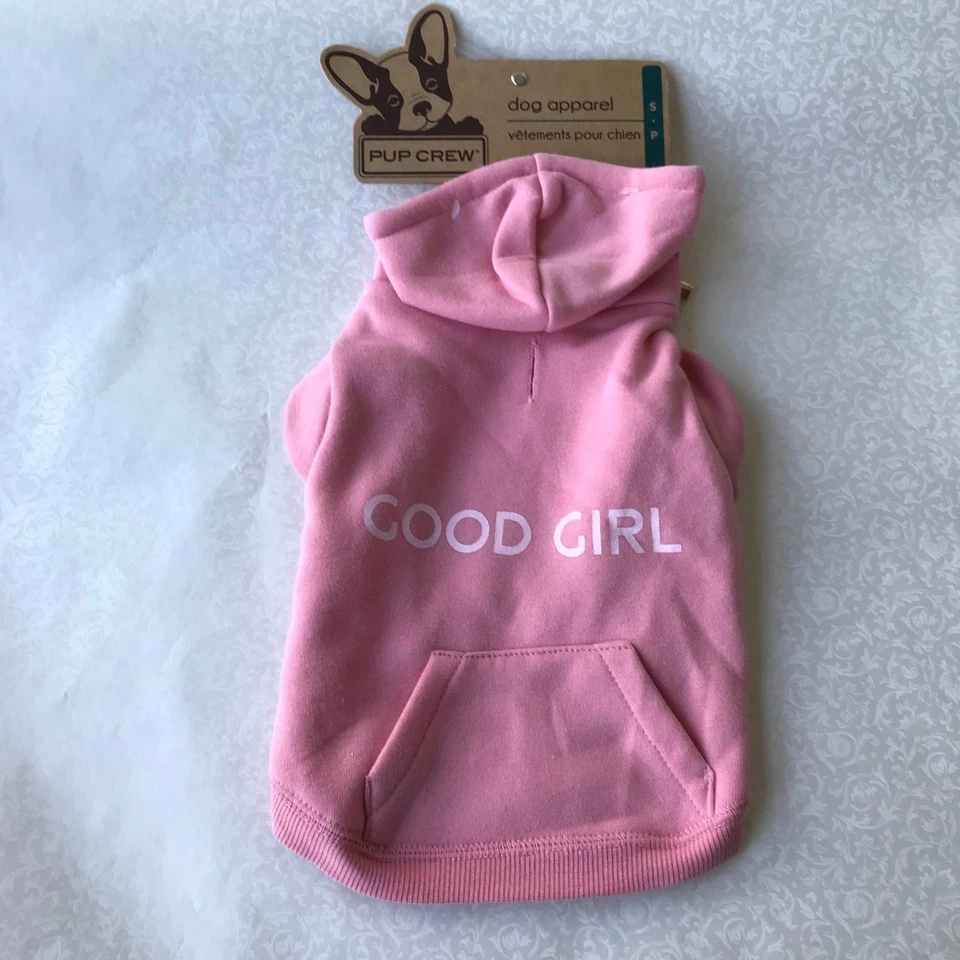 Dog Pup Crew Dog  Foodie Good Girl  w Lined Pink - Image 2 of 4